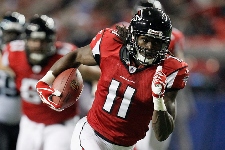 Week in Sport: Atlanta Falcons' Julio Jones scores a touchdown