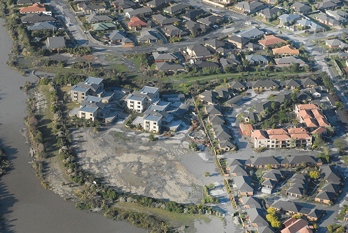 Christchurch earthquake: The Burwood and New Brighton areas