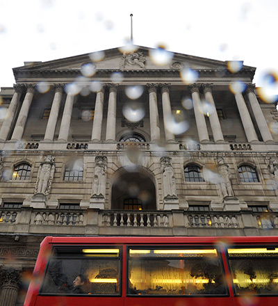 Year in review: Business: The Bank of England in the City of London