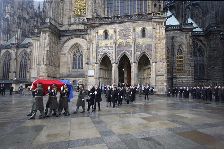 Vaclav Havel funeral : state funeral of former Czech President Vaclav Havel 