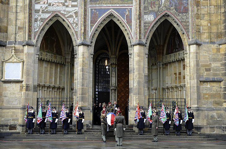 Vaclav Havel funeral : Former Czech President Vaclav Havel state funeral 