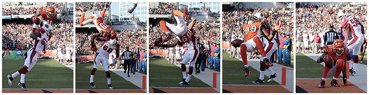 pictures of the week: Cincinnati Bengals Jerome Simpson and Arizona Cardinals Daryl Washington