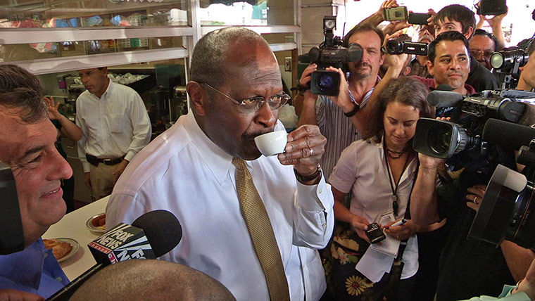 Herman Cain campaign: Cuban coffee