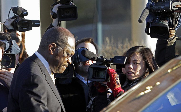 Herman Cain campaign: newspaper