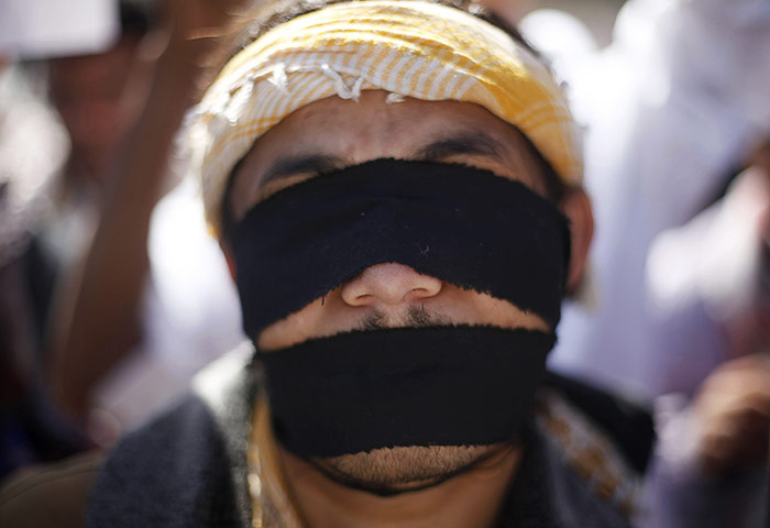 24 hours in pictures: Yemeni anti-government protester