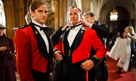 On the set of ITV's Downton Abbey
