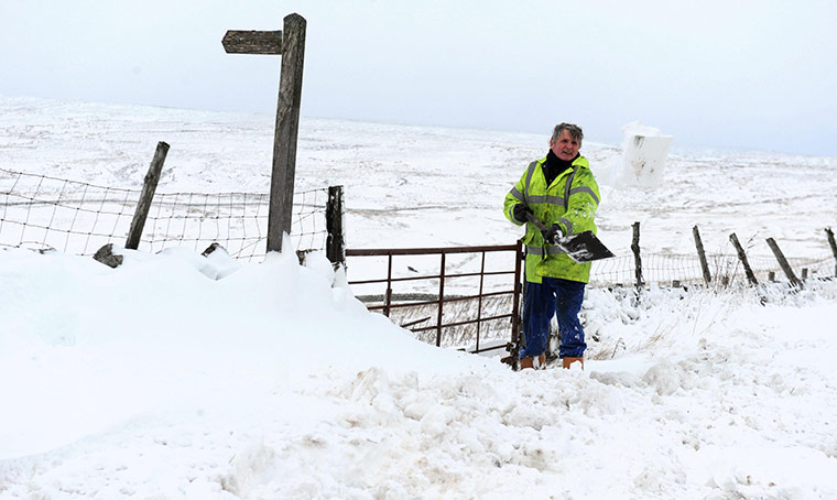 First snow in the UK : First snow in the UK 