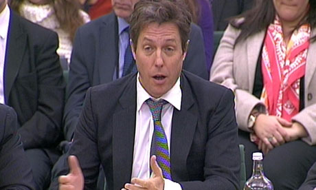 The Hugh Grant tour rolled into the House of Commons on Monday. The Hugh Grant tour rolled into the House of Commons on Monday.