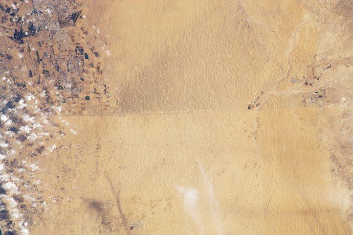 Satellite Eye on Earth: international border between Egypt and Israel