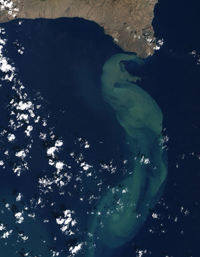 Satellite Eye on Earth: The submarine volcanic eruption  in the Canary Islands