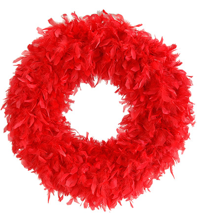 Style gallery: Feather wreath