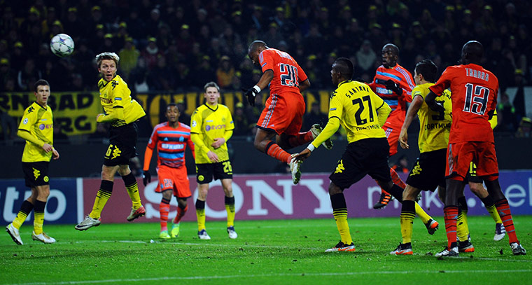 wednesday Champ League: Marseille's Andre Ayew scores against Borussia Dortmund