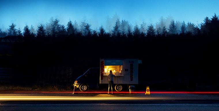 Landscape Photographer: Diner on the A69, UK