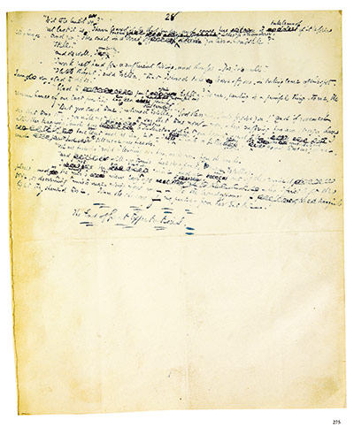 Great Expectations: A page from the manuscript of Great Expectations