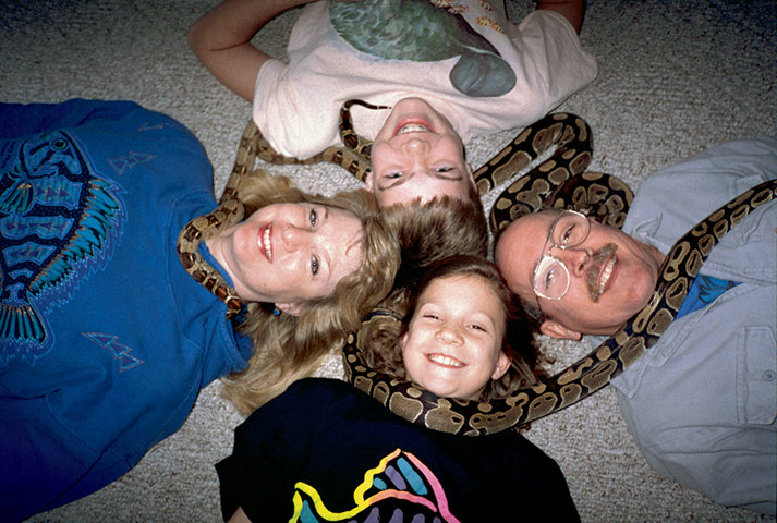 Awkward pet photos: snake