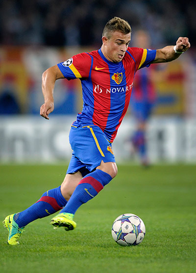 Champions League: FC Basel's midfielder Xherdan Shaqiri co