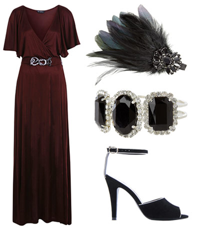 Key trends: Glam Forties: Dress
