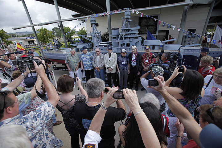 Pearl Harbour 70th: A memorial service is held to commemorate 70th anniversary of Pearl Harbour