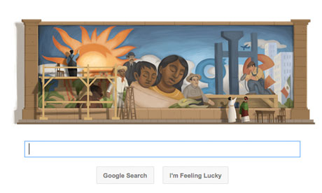 Diego Rivera Google doodle