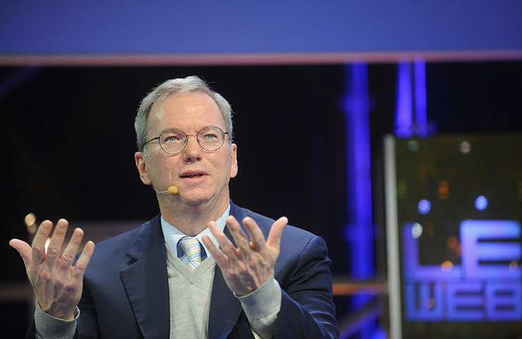 Week in business: Google chairman Eric Schmidt meets European commission's antitrust chief