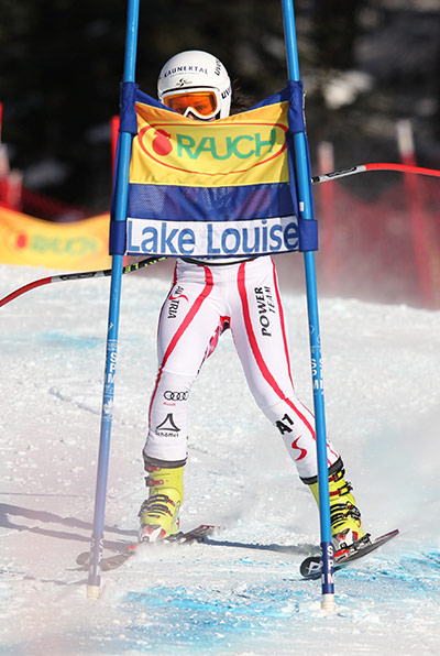 The week in sport: Stefanie Koehle crashes into a gate