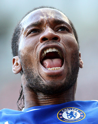 The week in sport: Didier Drogba celebrates after scoring for Chelsea at Newcastle