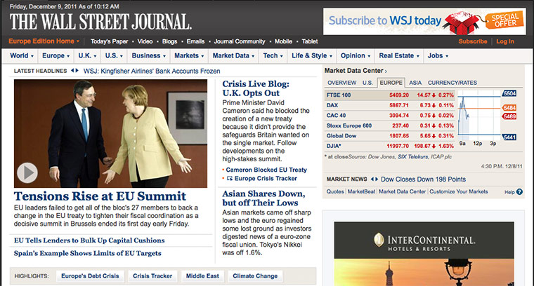 Euro Deal: Wall Street Journal