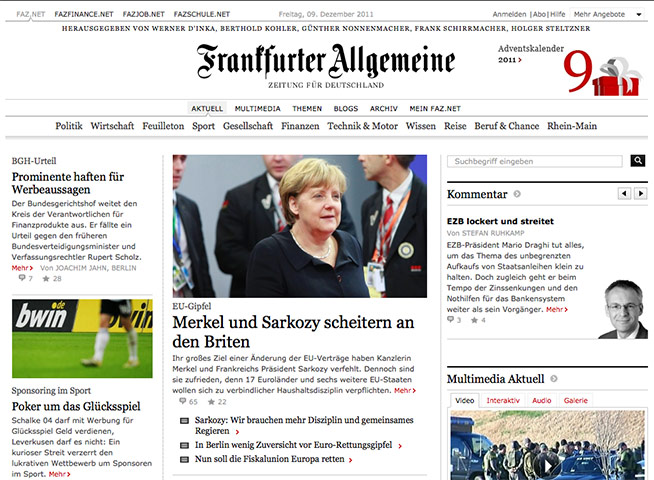 Euro Deal: Frankfurter Allgemeine