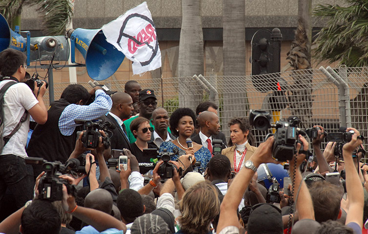 COP17 in Durban: Maite Nkoana-Mashabane and Christiana Figueres