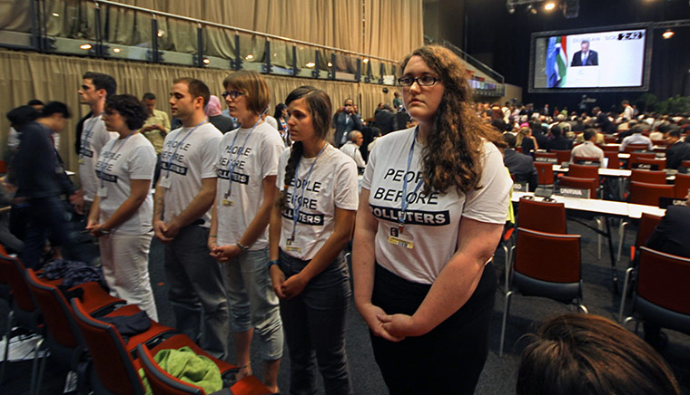 COP17 in Durban: Members of the Canadian Youth Delegation 