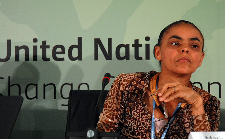 COP17 in Durban: Senator and former Brazilian former environment minister Marina Silva