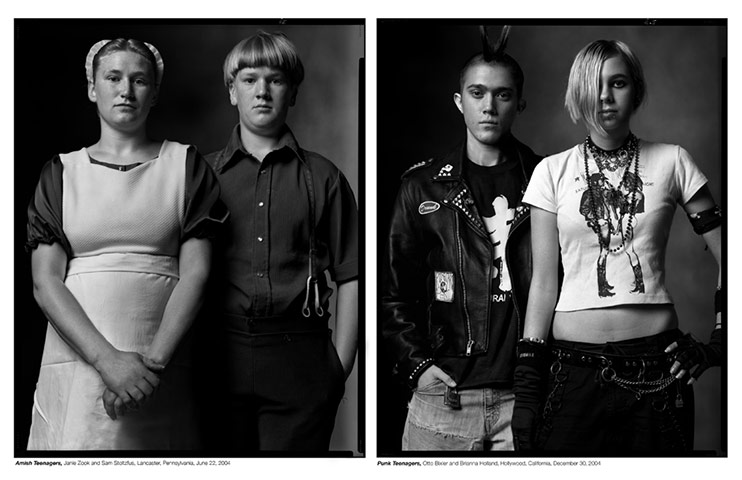 Mark Laita: Amish teenagers and punk teenagers
