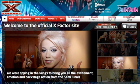 ITV's official X Factor website