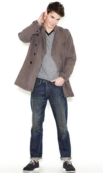 Line-up: Club Monaco: Military moto jacket