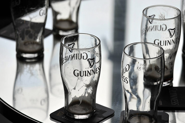 Week in Business: Empty Guinness glasses in a pub in Dublin