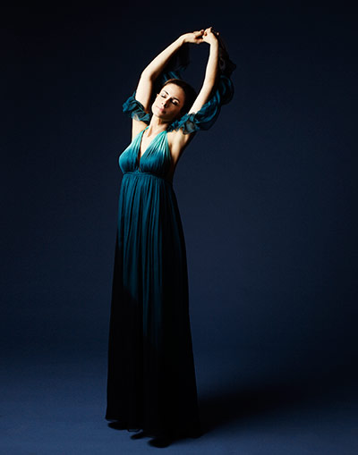 Livia Firth eco-fashion: Fairtrade silk gown