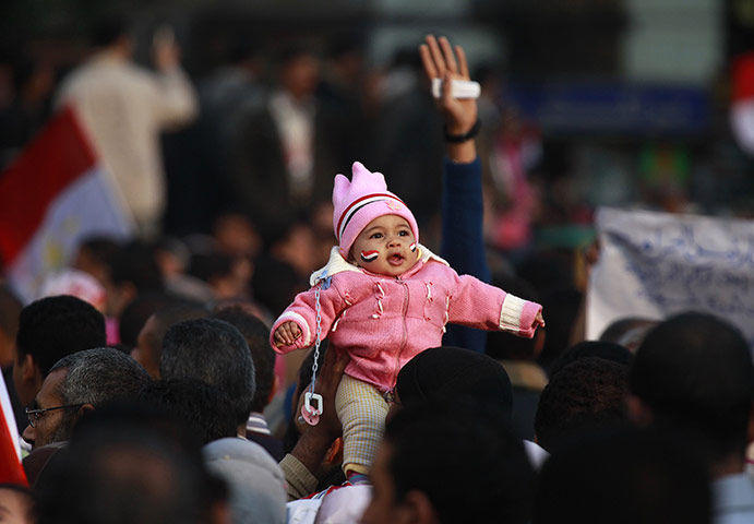 Egypt Day 17: Protesters in Tahrir Square
