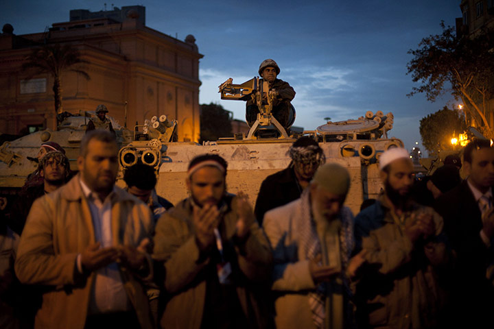 Egypt Day 17: Protesters in Tahrir Square