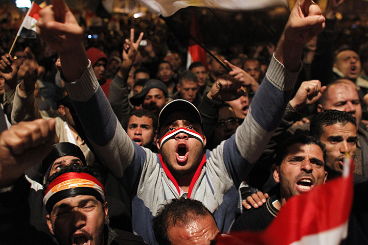 Egypt Day 17: Protesters in Tahrir Square