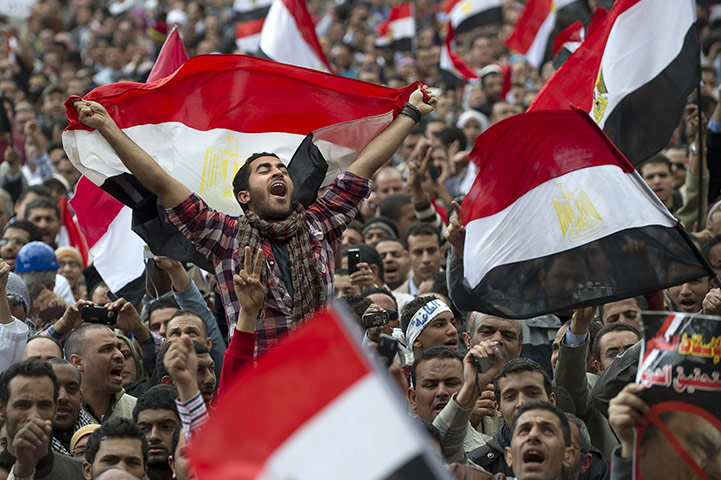 Egypt Day 17: Protesters in Tahrir Square