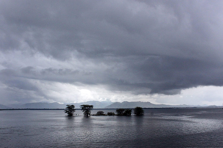 Week in Wildlife: Dark Monsoon clouds near the Uda Walawe Wildlife Sanctuary