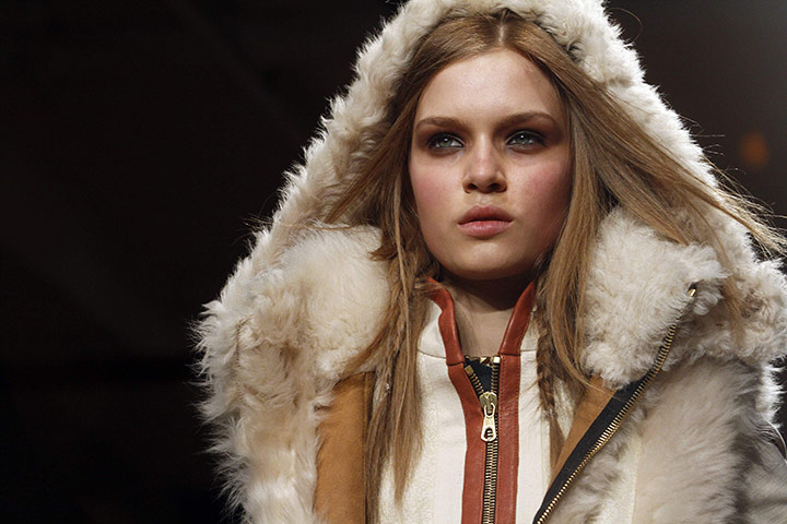 NY Fashion Week: Day 2 : Model wearing Rag & Bone