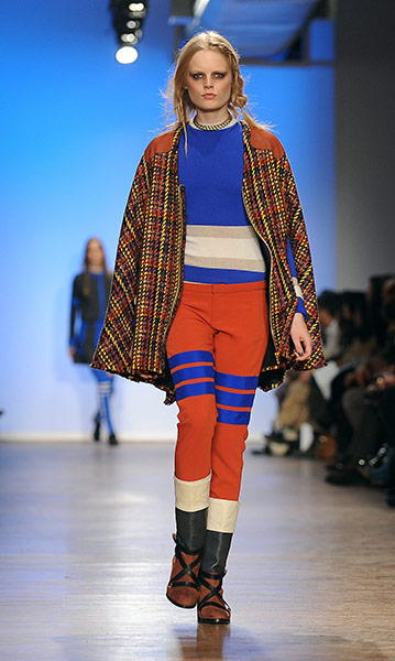 NY Fashion Week: Day 2 : Model wearing Rag & Bone