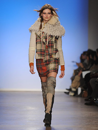 NY Fashion Week: Day 2 : Model wearing Rag & Bone