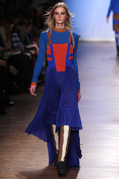 NY Fashion Week: Day 2 : Model wearing Rag & Bone