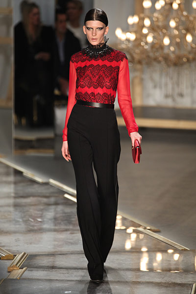 NY Fashion Week: Day 2 : A model wearing Jason Wu