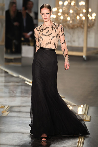 NY Fashion Week: Day 2 : A model wearing Jason Wu
