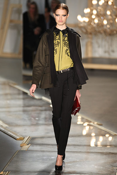 NY Fashion Week: Day 2 : A model wearing Jason Wu