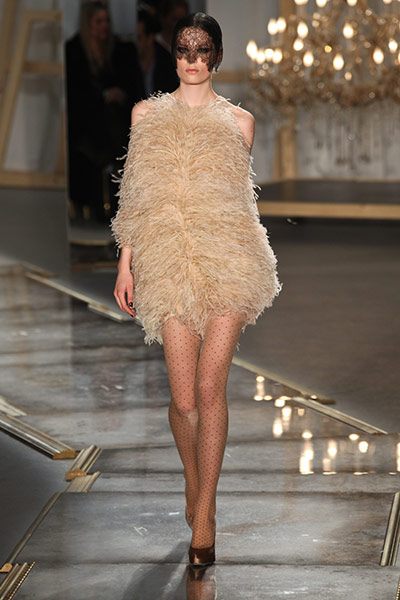 NY Fashion Week: Day 2 : A model wearing Jason Wu