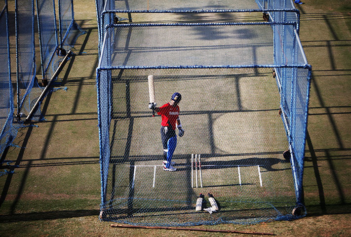 24 Hours: Sachin Tendulkar in the nets ahead of the Cricket World Cup